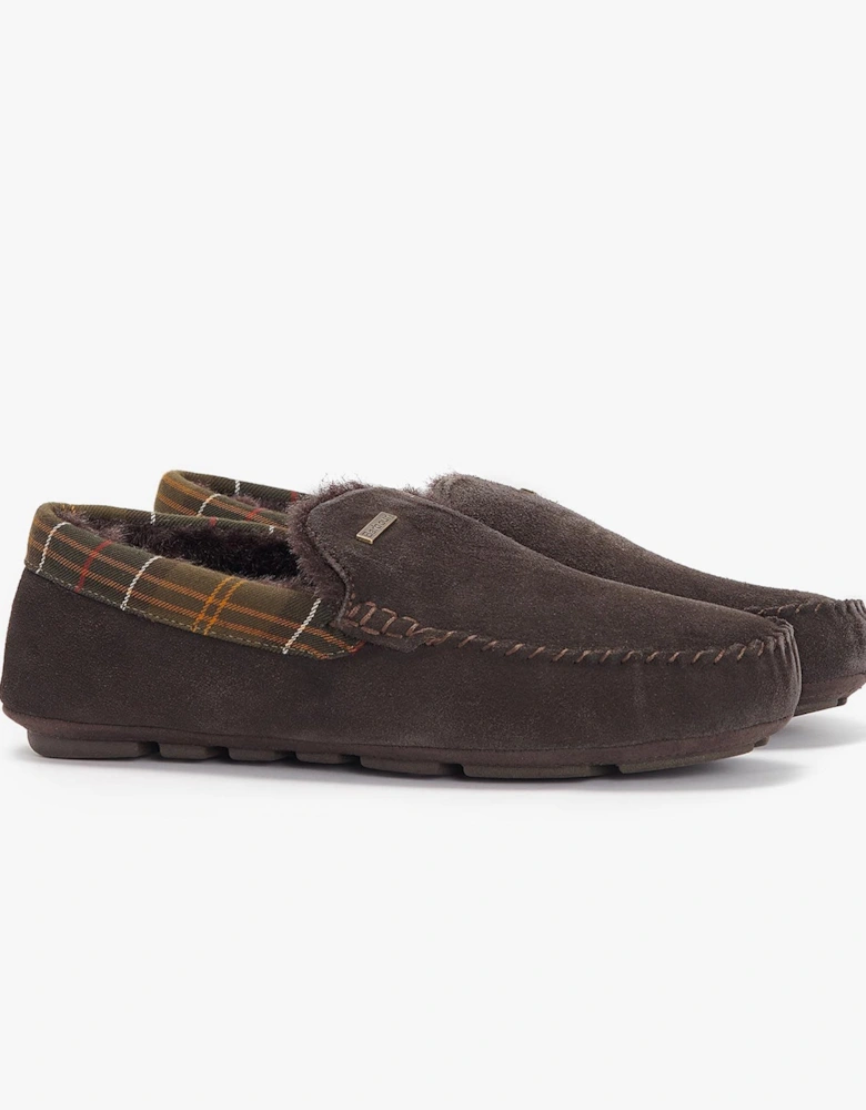 MONTY Mens Slippers Brown