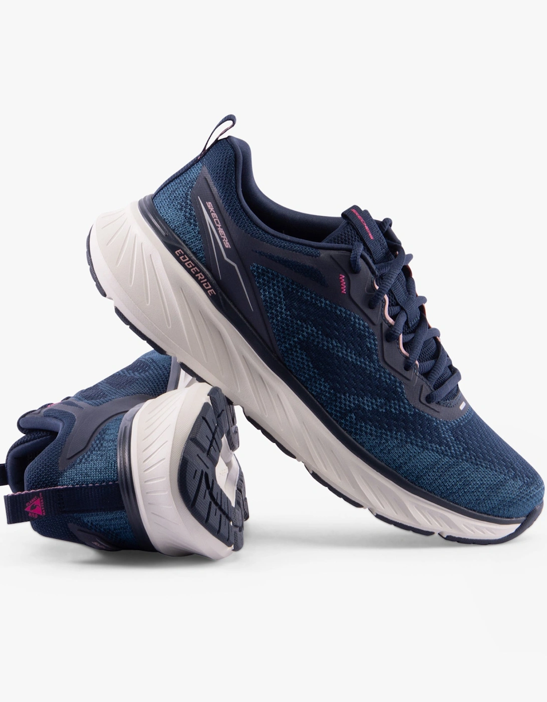 150471/NVPK EDGERIDE-POWER FLOW Womens Trainers Navy/Pink