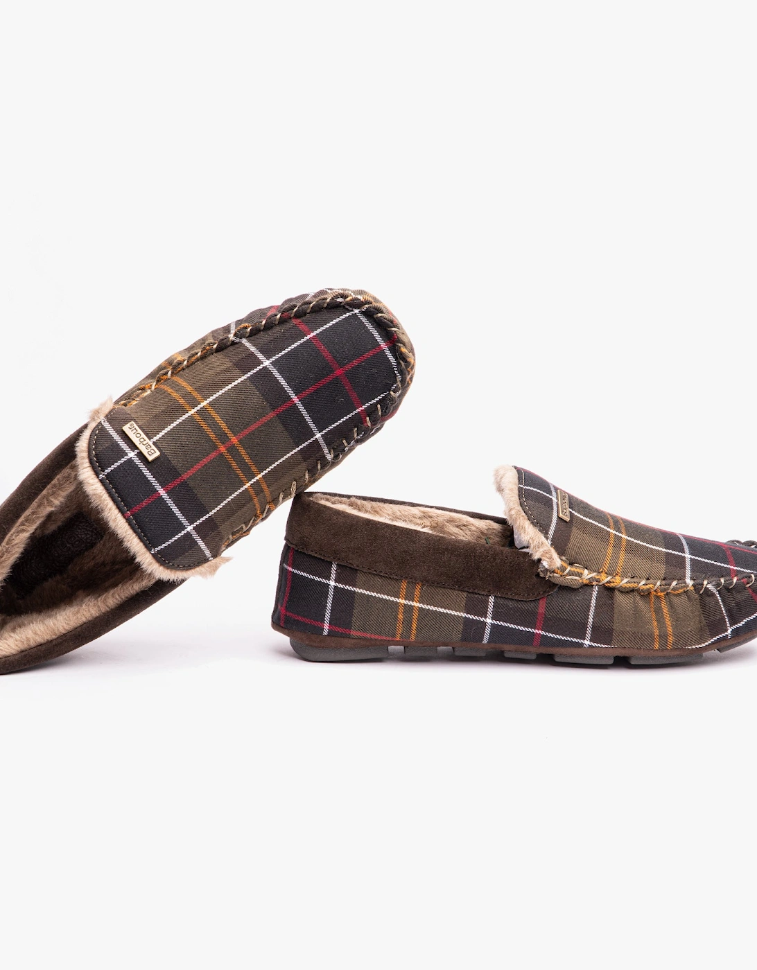 MONTY Mens Slippers Recycled Classic Tartan