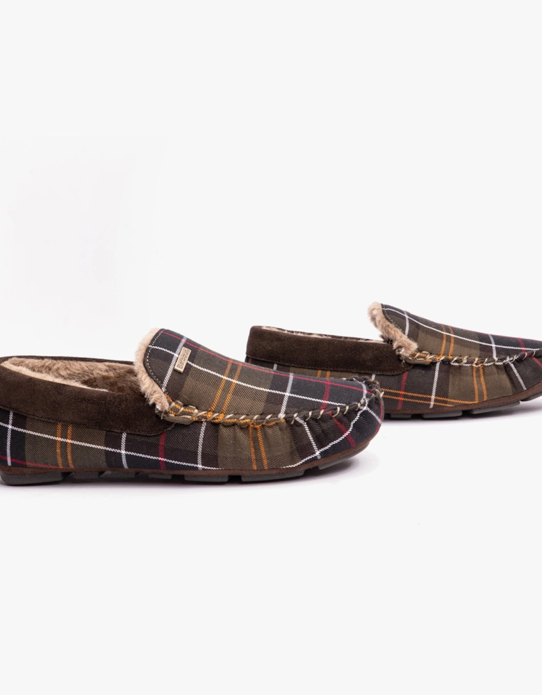 MONTY Mens Slippers Recycled Classic Tartan