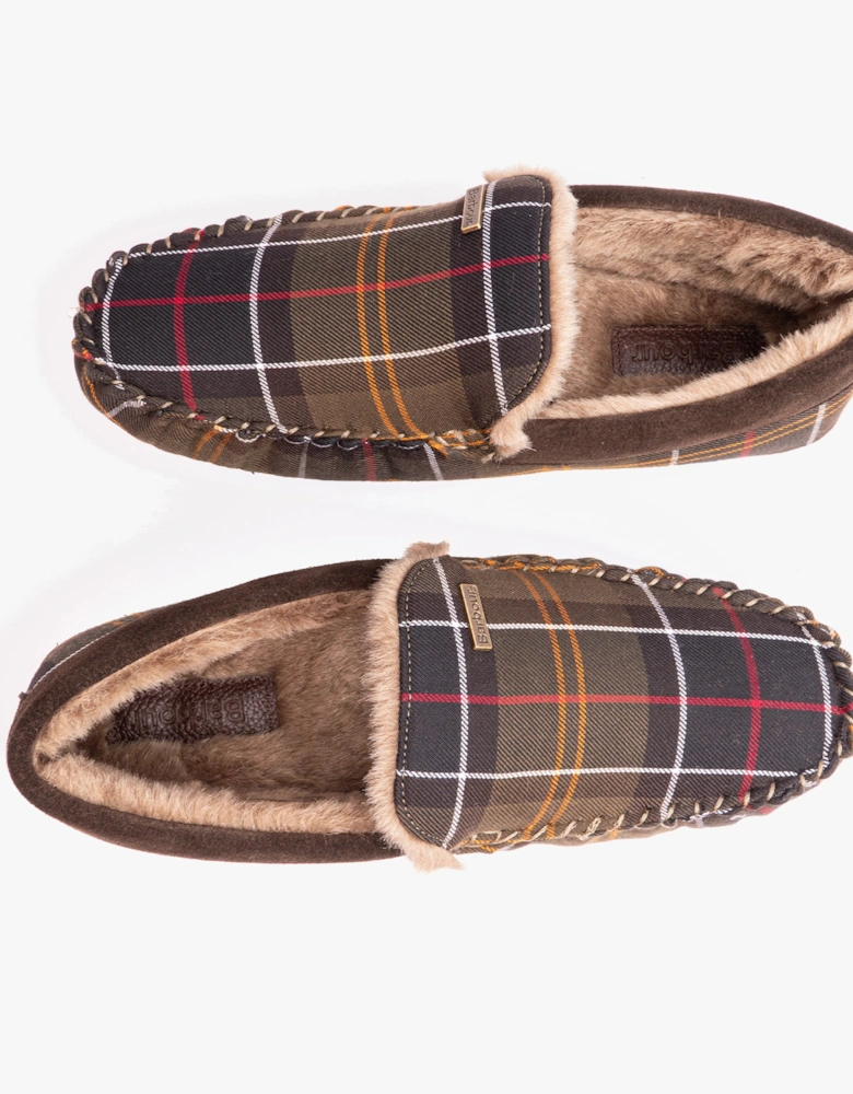 MONTY Mens Slippers Recycled Classic Tartan