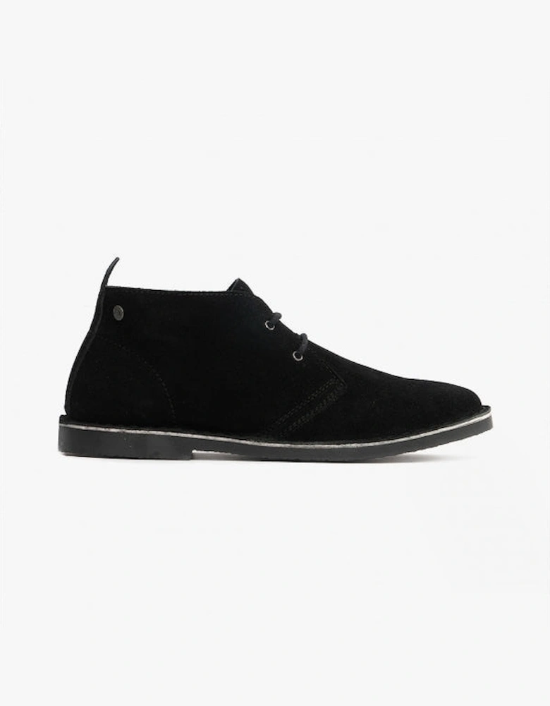 BRAVO Mens Desert Boots Black Mono