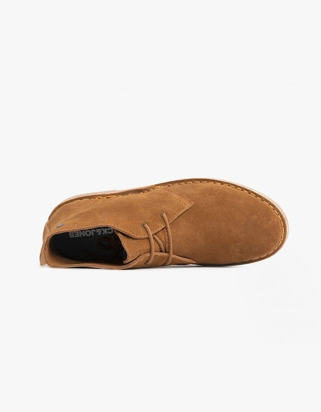 BRAVO Mens Desert Boots Cognac