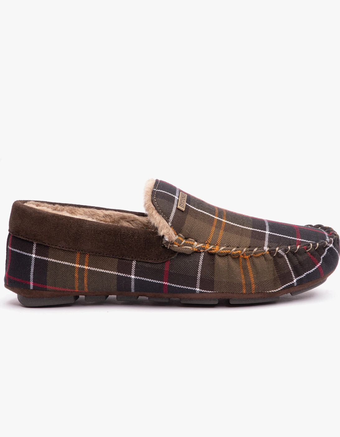 MONTY Mens Slippers Recycled Classic Tartan, 8 of 7