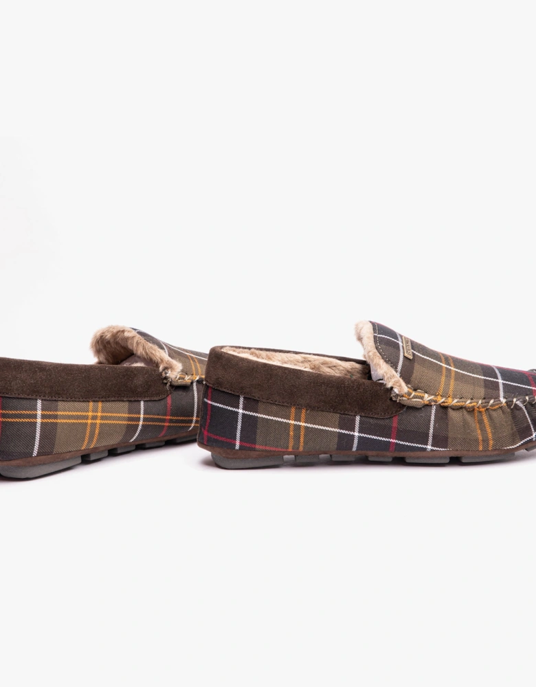 MONTY Mens Slippers Recycled Classic Tartan