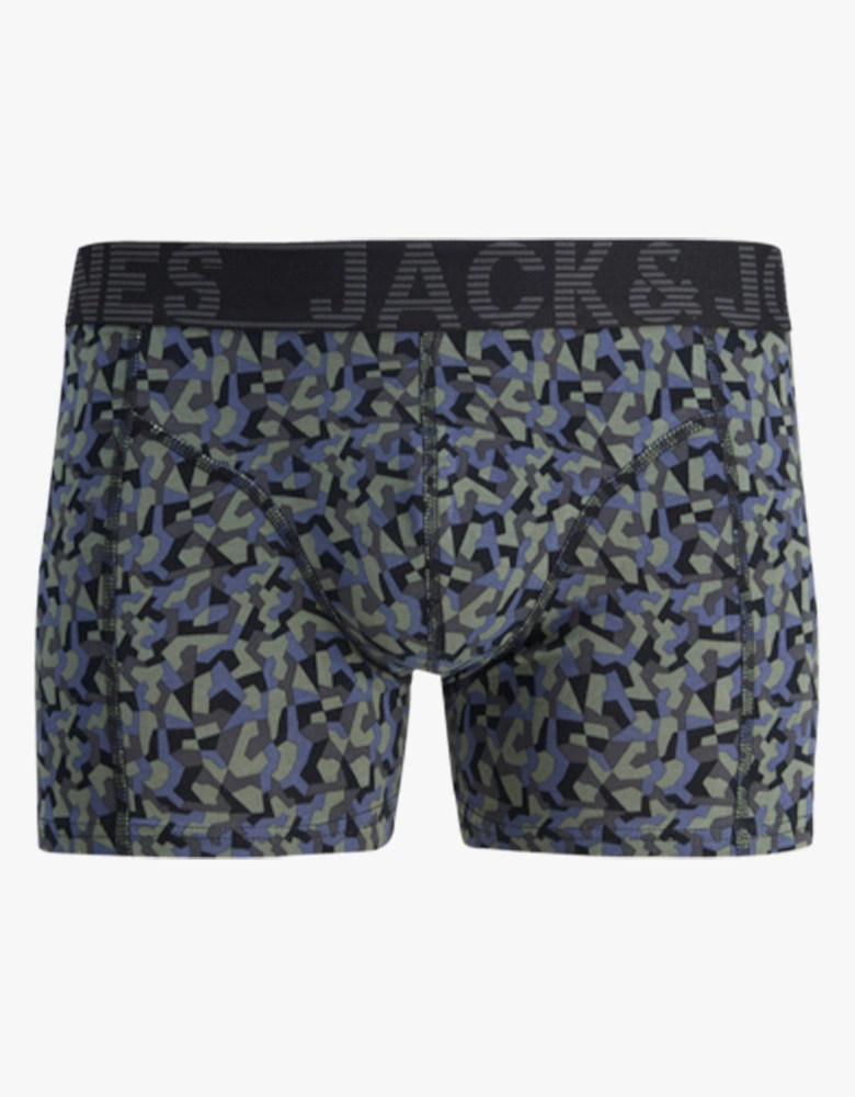 DANNY Mens 3 Pack Trunks Black