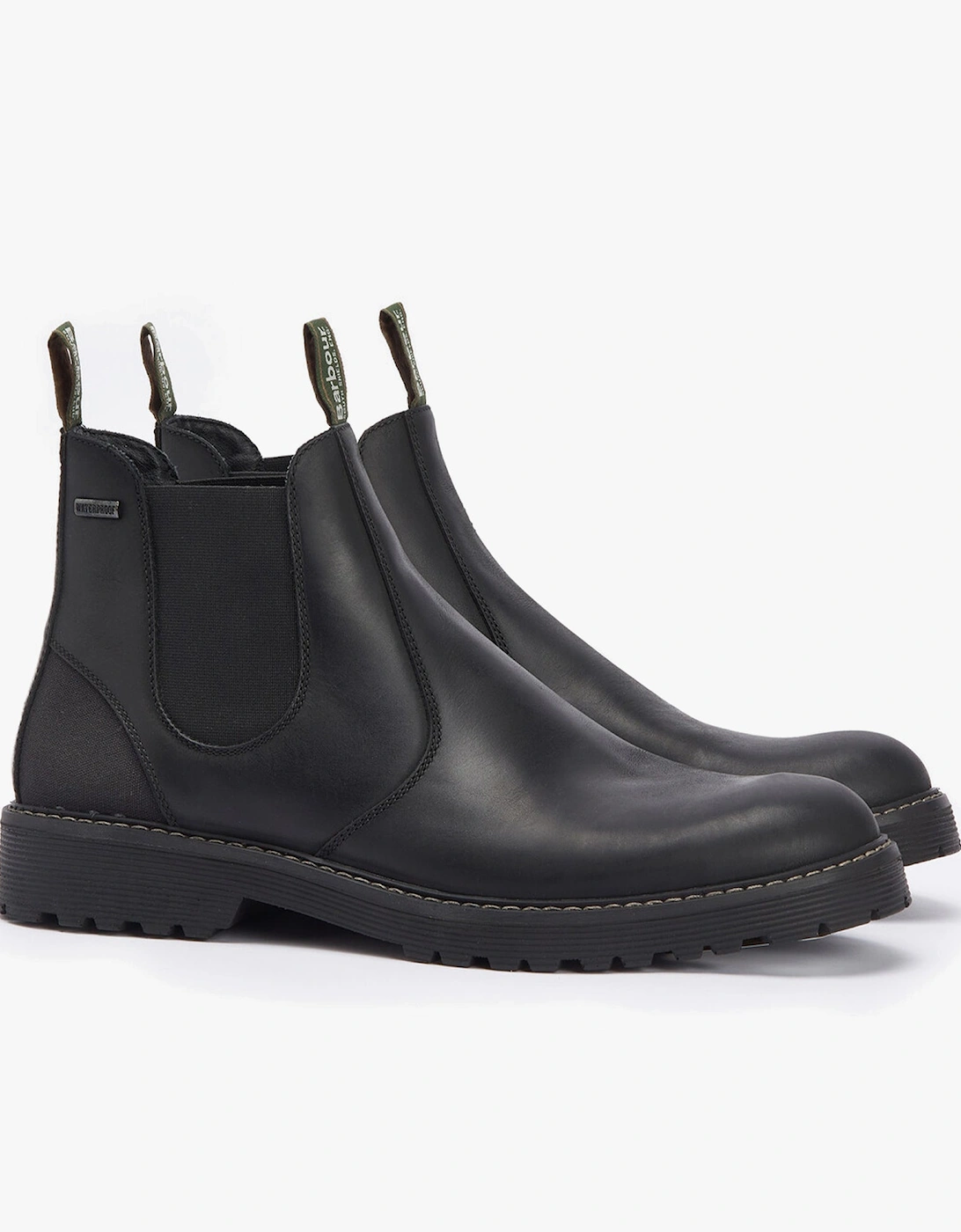 PATTON Mens Chelsea Boots Black