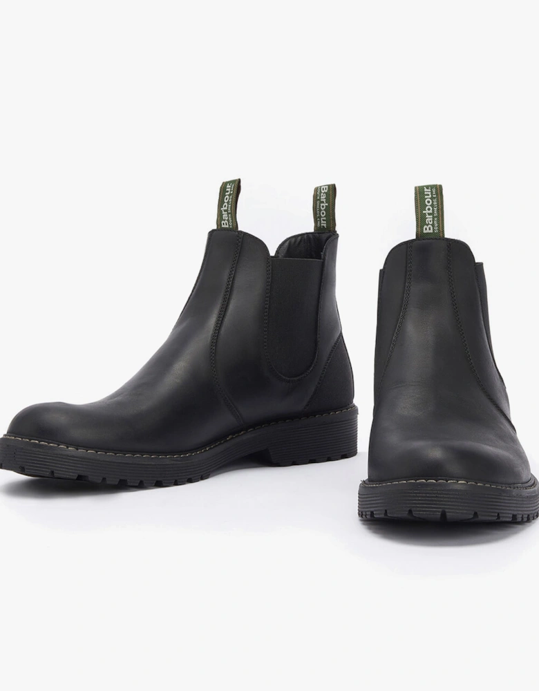 PATTON Mens Chelsea Boots Black