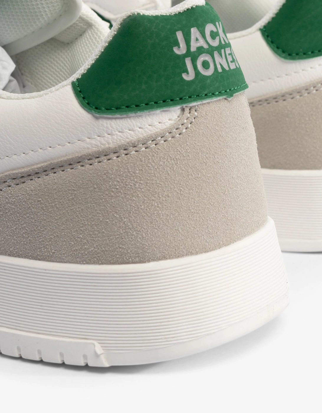 EALING PU Mens Trainers White/Green