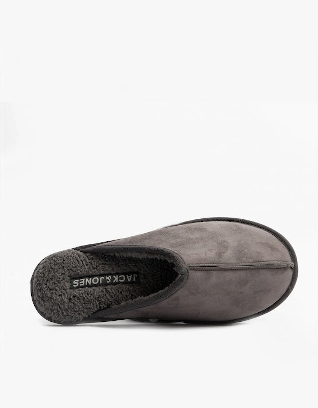 DUDELY Mens Microfiber Mule Slippers Castlerock