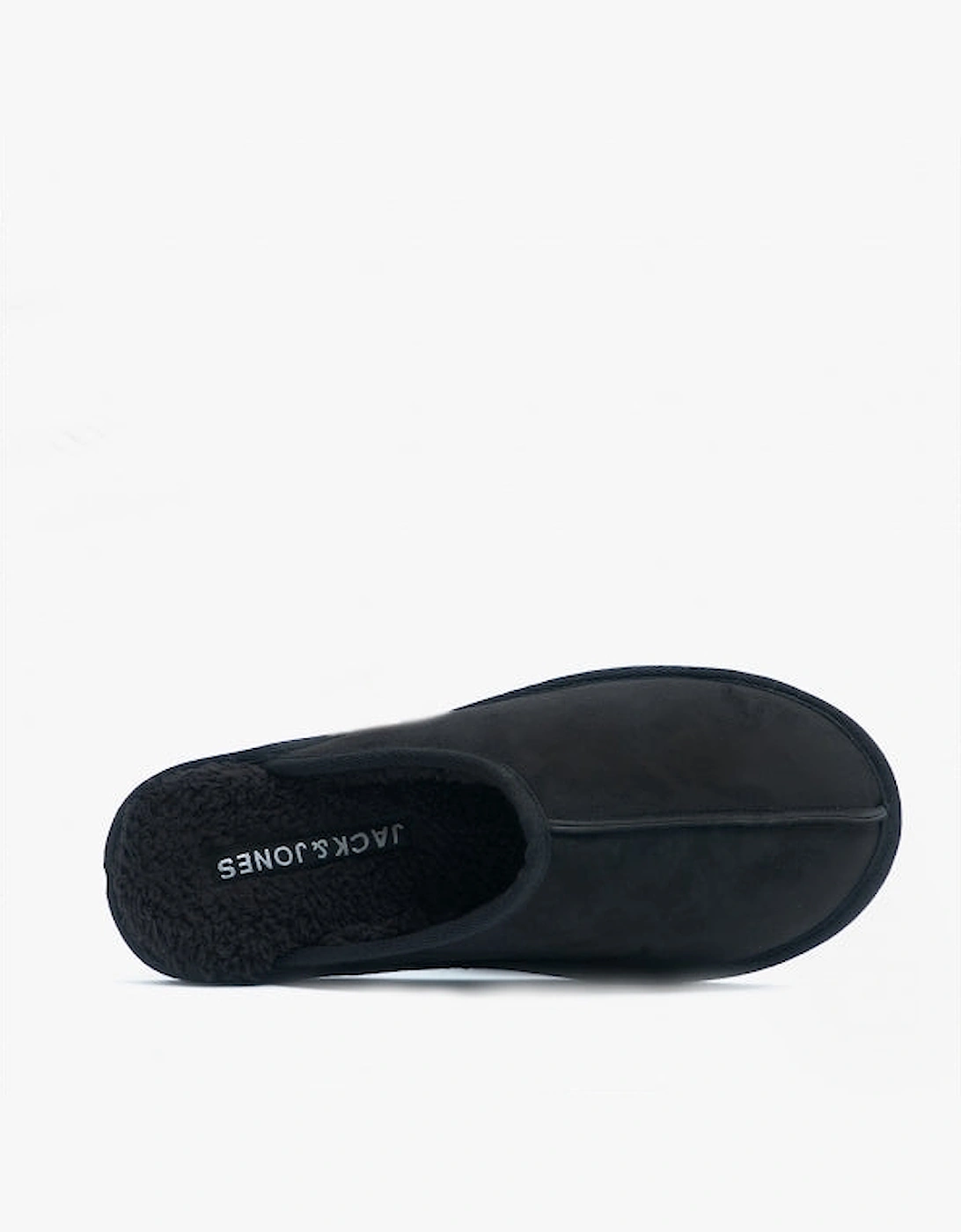 DUDELY Mens Microfiber Mule Slippers Anthracite