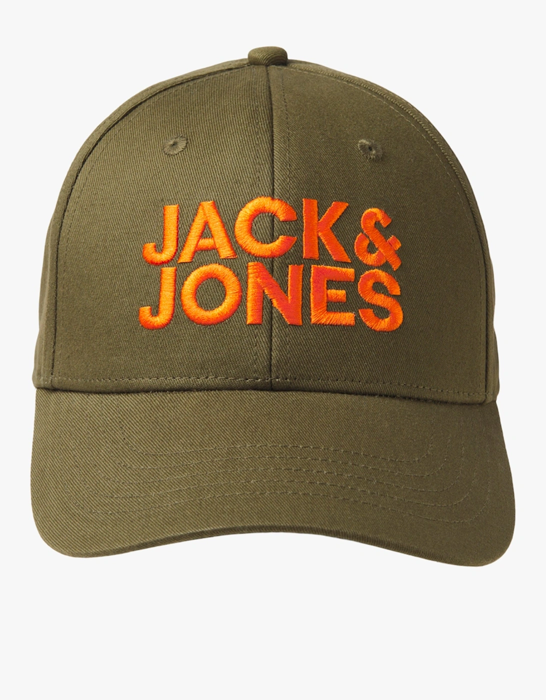 Jack & Jones Men's Green Gall Baseball Cap Olive Night - Size: One-Size