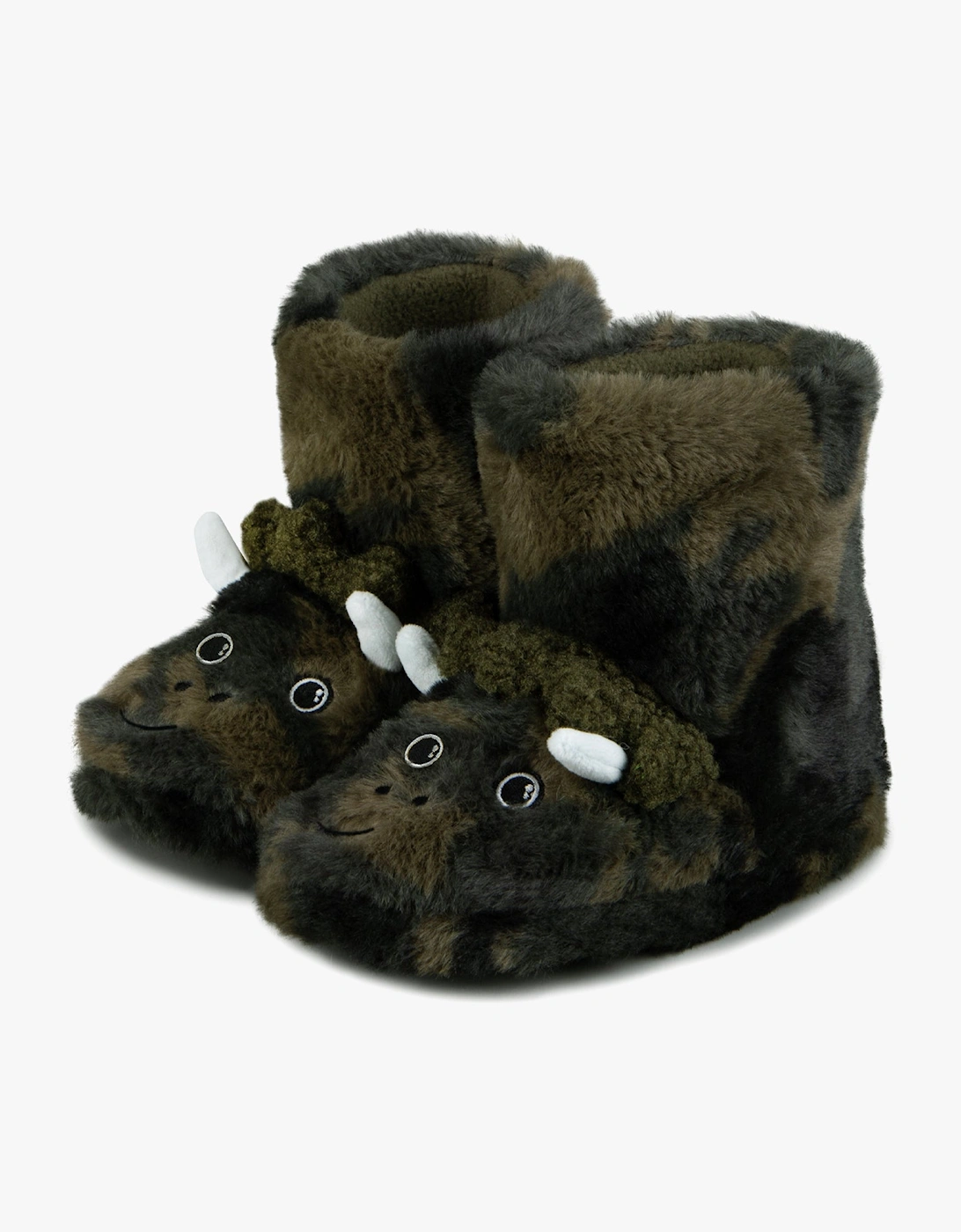 Toasties DINO BOOT Slippers Kids Khaki