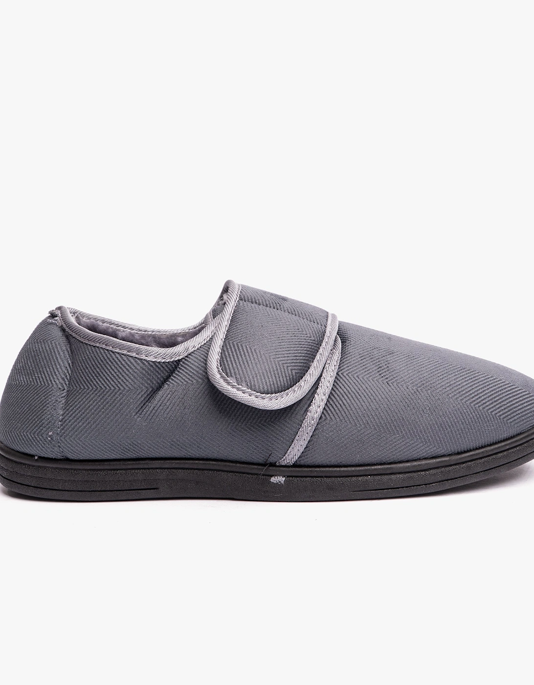 TOM Mens Full Slippers Grey, 7 of 6