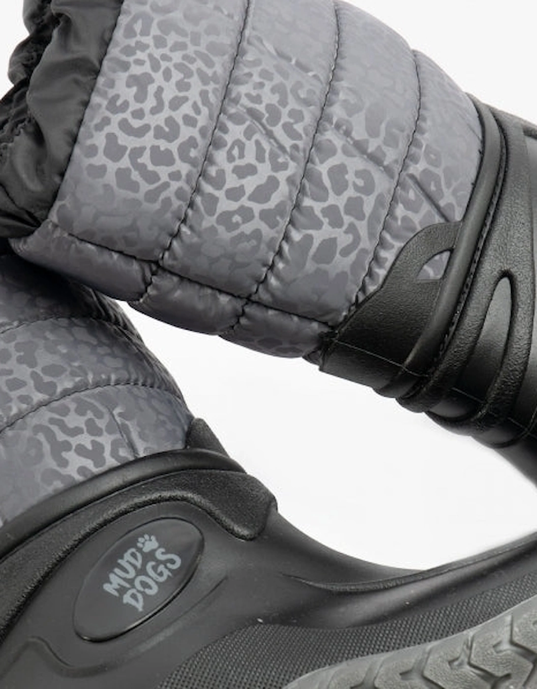 NORDIC Womens Snow Boot Boots,Wellingtons (Womens) Black/Leopard
