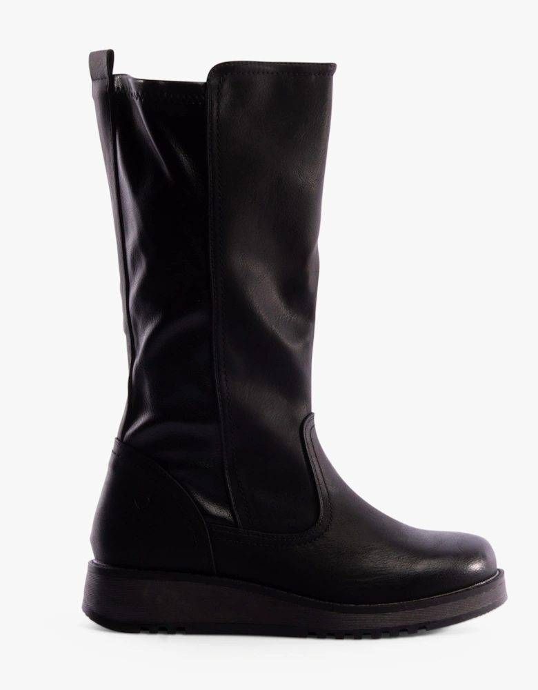 LUNA Womens Tall Boots Black