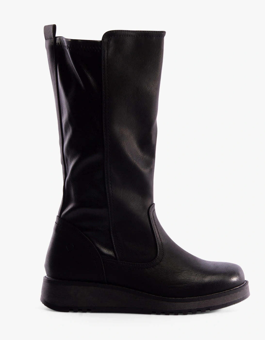Women's Heavenly Feet LUNA Womens Tall Boots Black - Size: 4