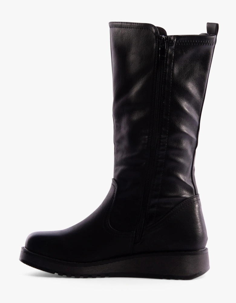LUNA Womens Tall Boots Black