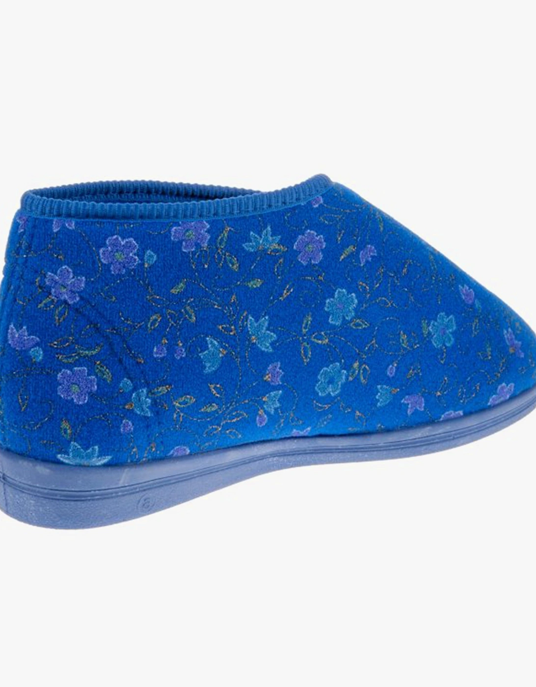 ANDREA Womens Boot Slippers Blue