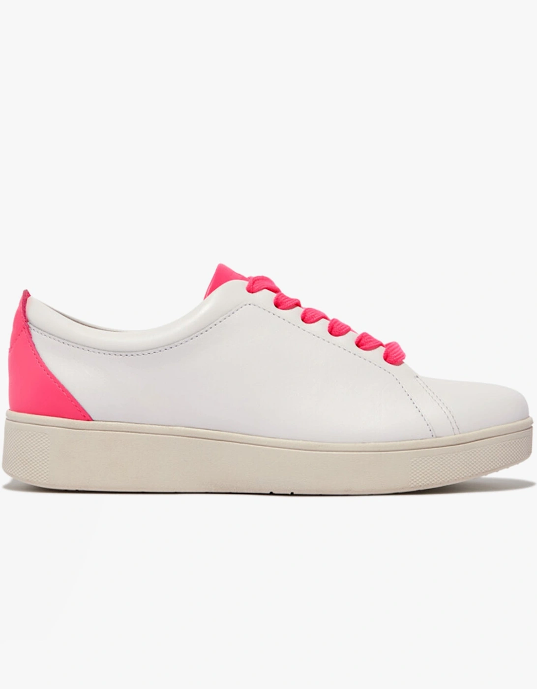 RALLY NEON-POP Womens Trainers Urban White/Pop Pink, 7 of 6