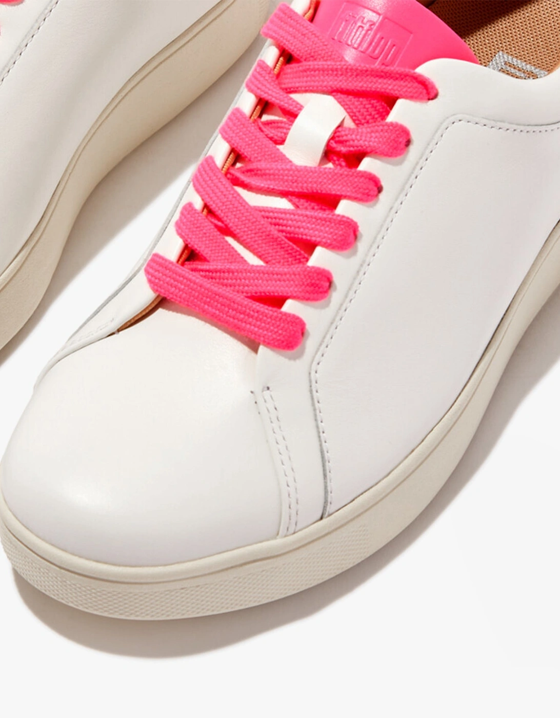 RALLY NEON-POP Womens Trainers Urban White/Pop Pink