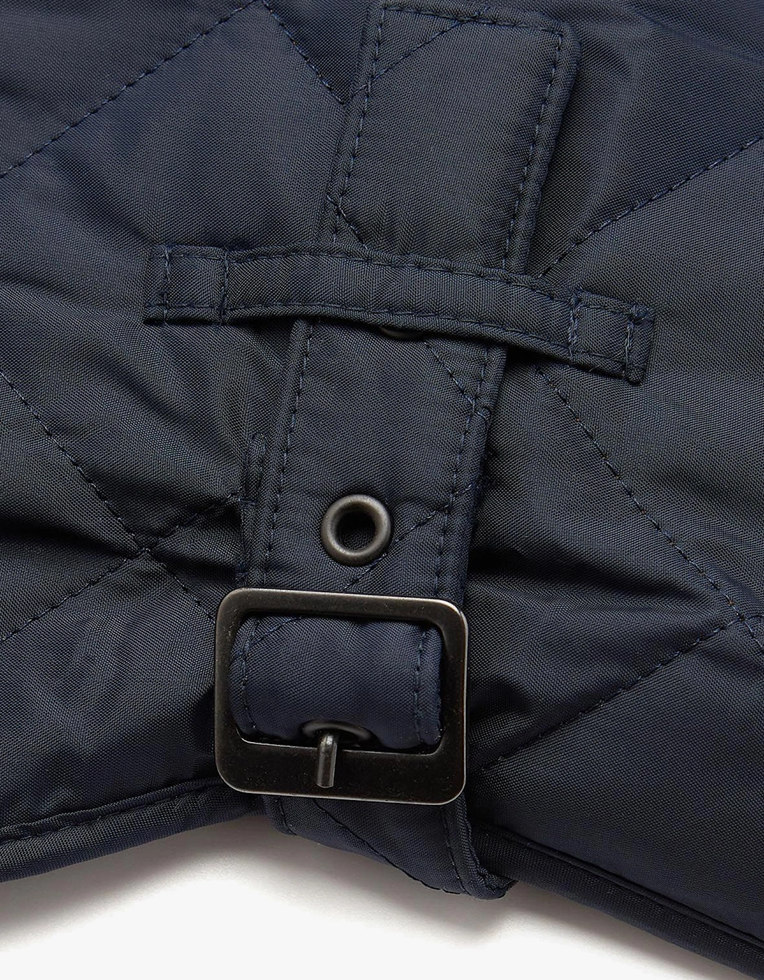 QUILTED DOG COAT Navy