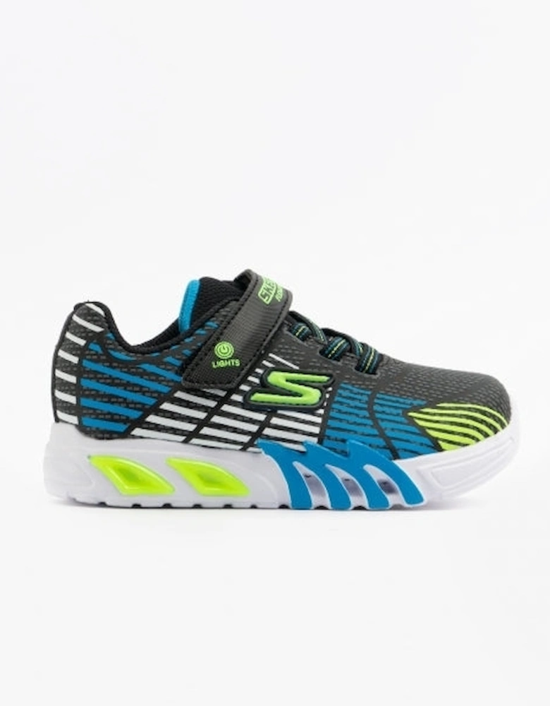 400135N/BBLM FLEX-GLOW ELITE Boys Trainers Black/Lime