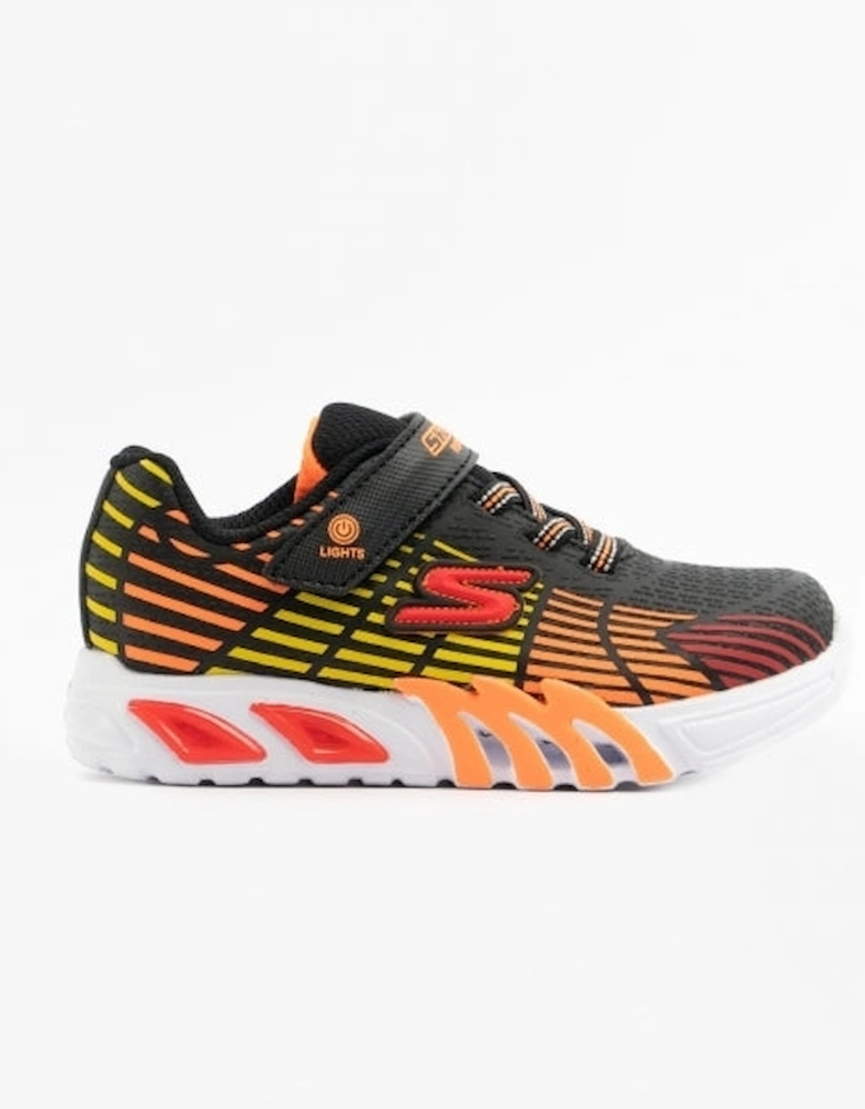 400135N/BKMT FLEX-GLOW ELITE Boys Trainers Black/Multi