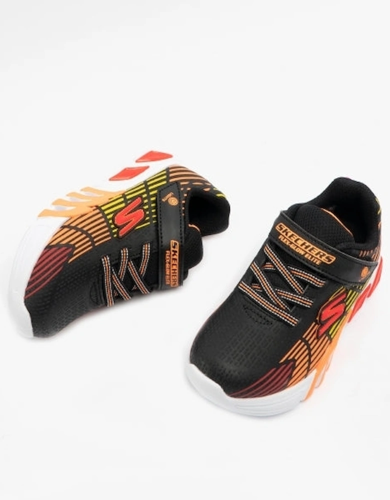 400135N/BKMT FLEX-GLOW ELITE Boys Trainers Black/Multi