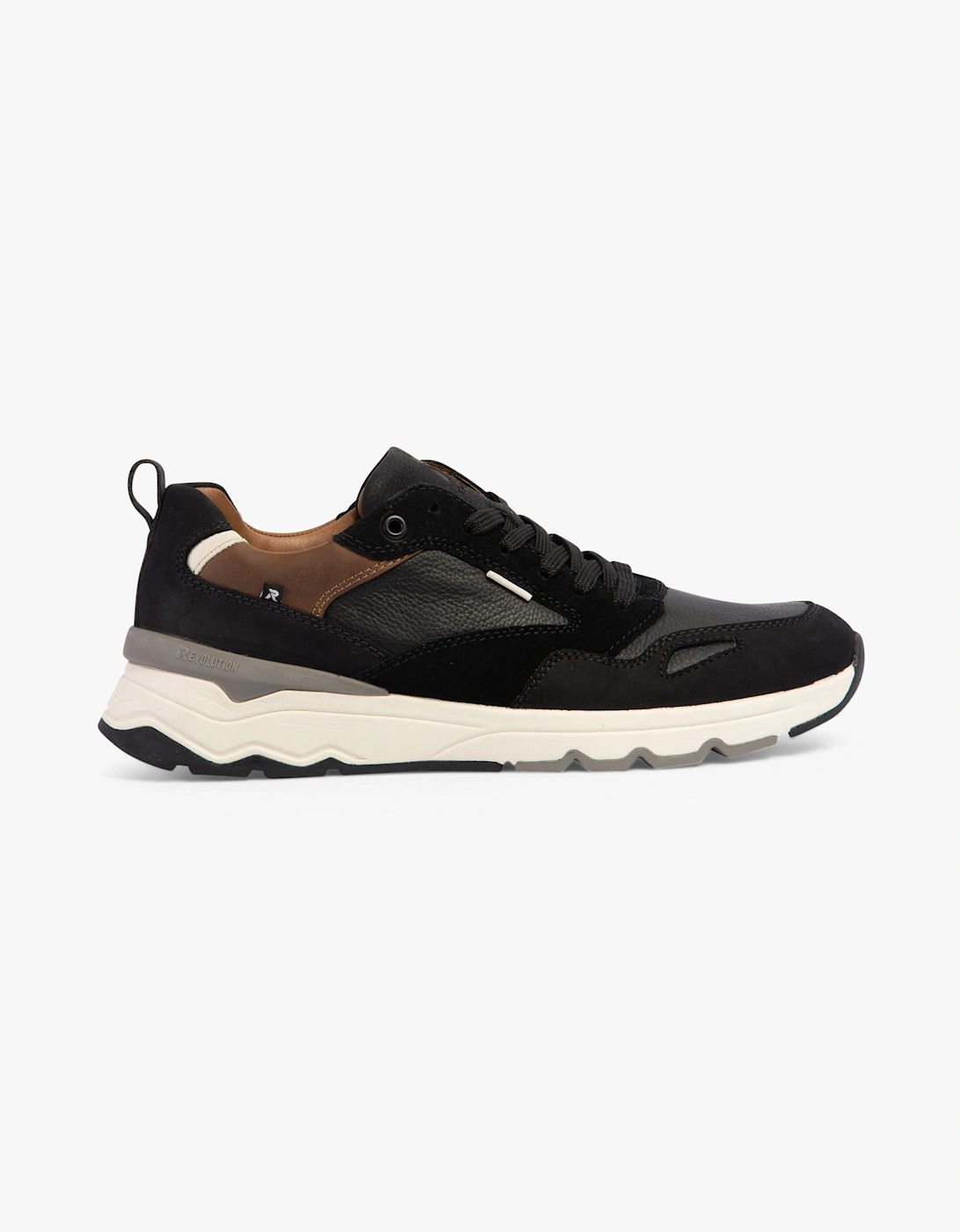 Men's Rieker U0903-00 Mens Shoes Black - Size, 8