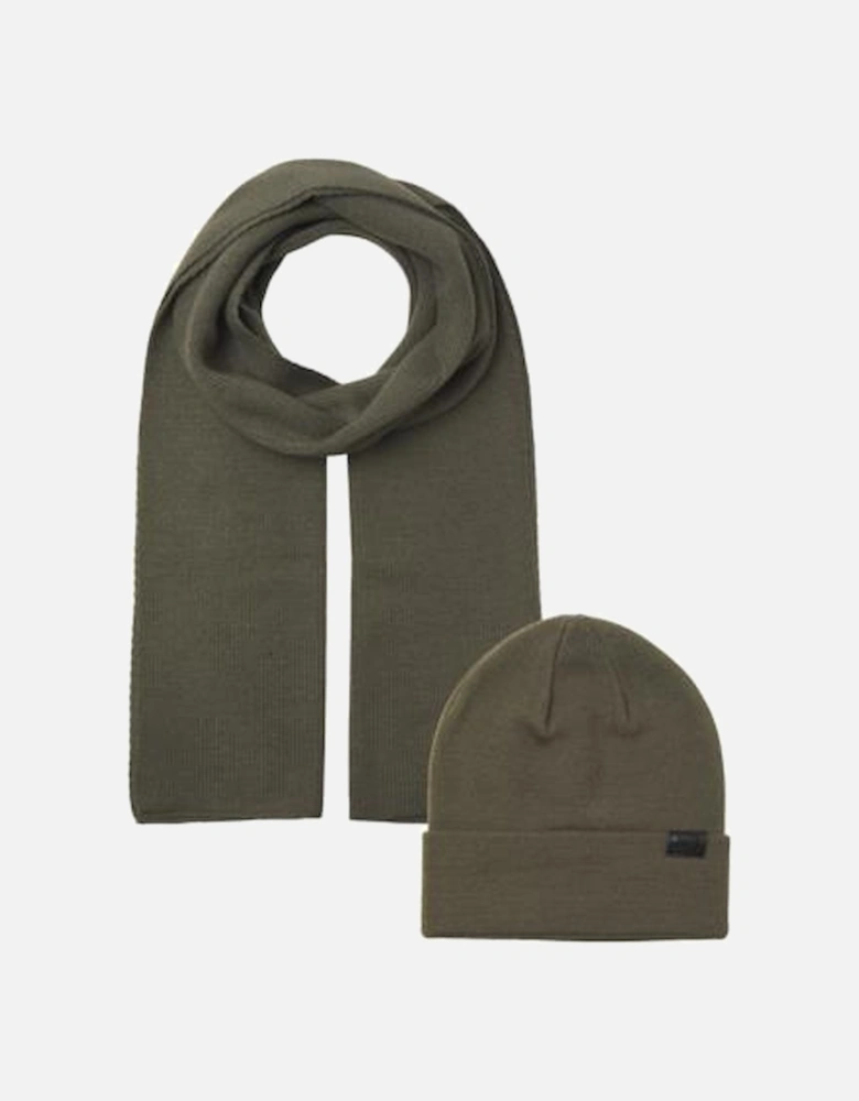 JOLLY KNIT Mens Scarf & Beanie Giftset Sea Turtle