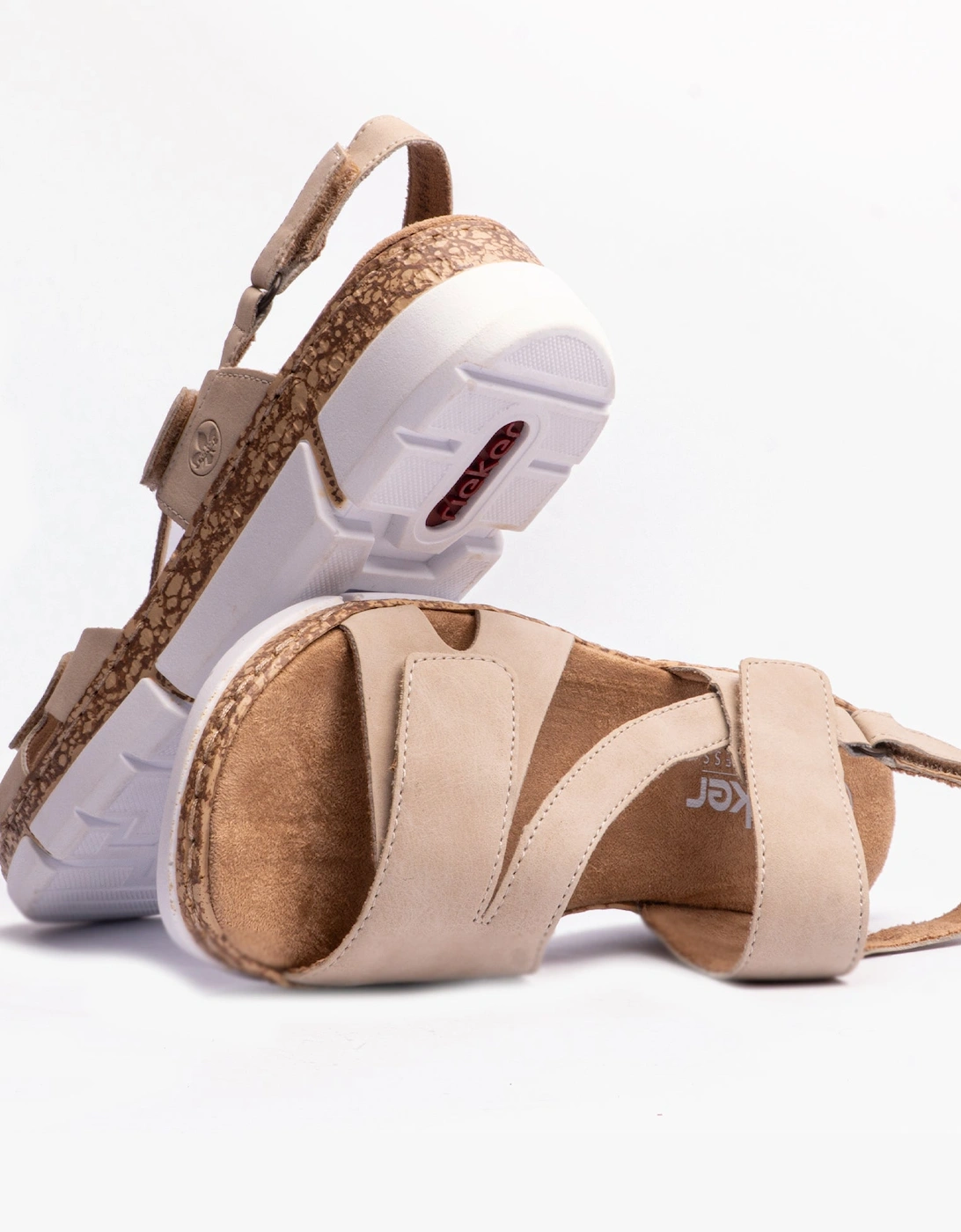 V2366-60 Womens Sandals Beige