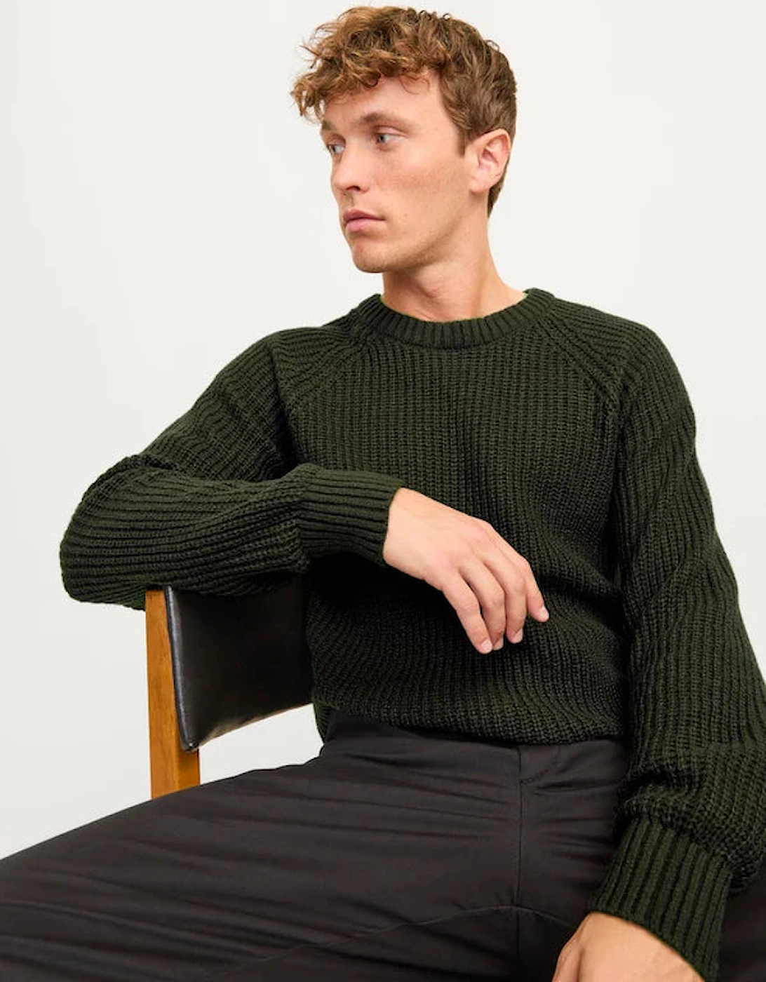 KNIT CREW NECK Mens Jumper Rosin