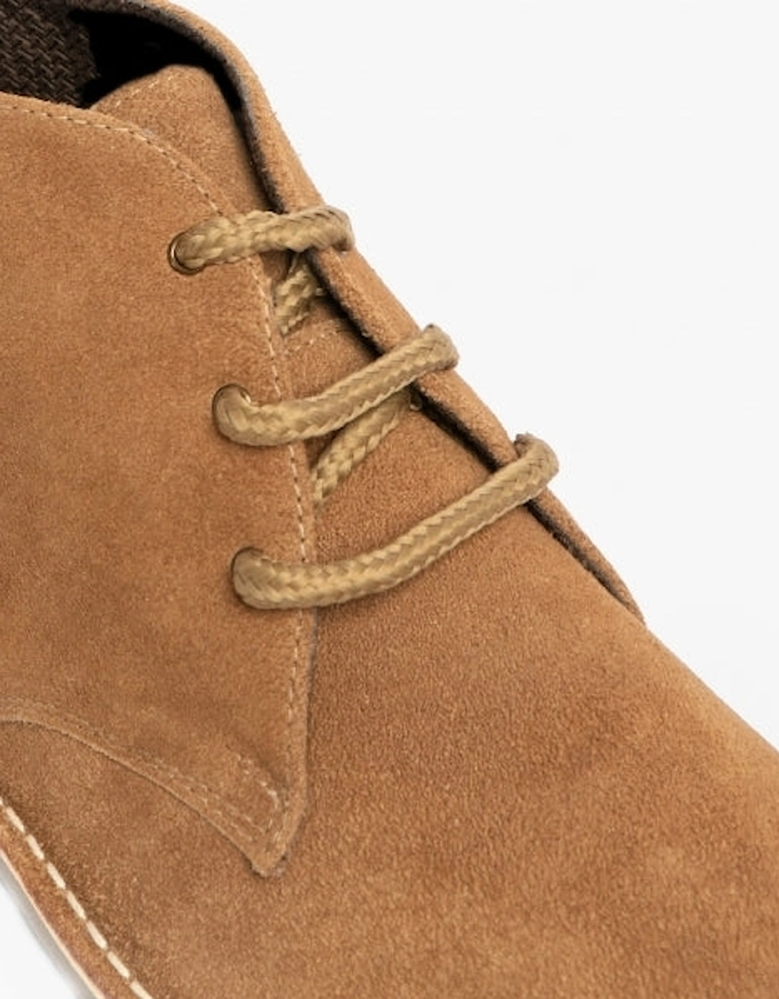 LEONARD Mens Desert Boots Sand