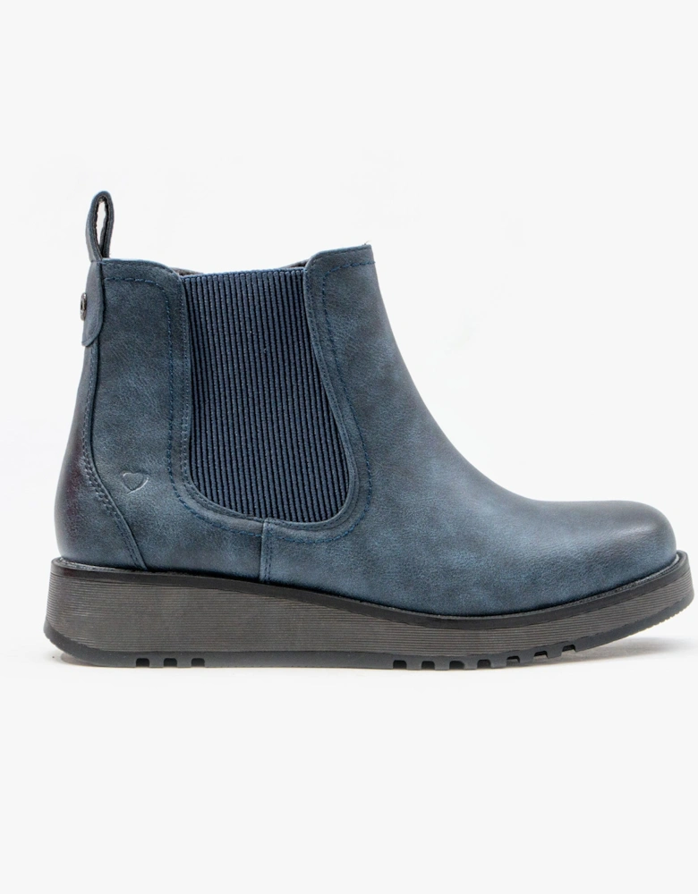 NEW ROLO2 Womens Chelsea Boots Navy