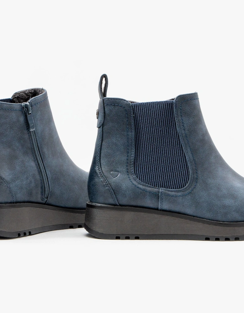 NEW ROLO2 Womens Chelsea Boots Navy