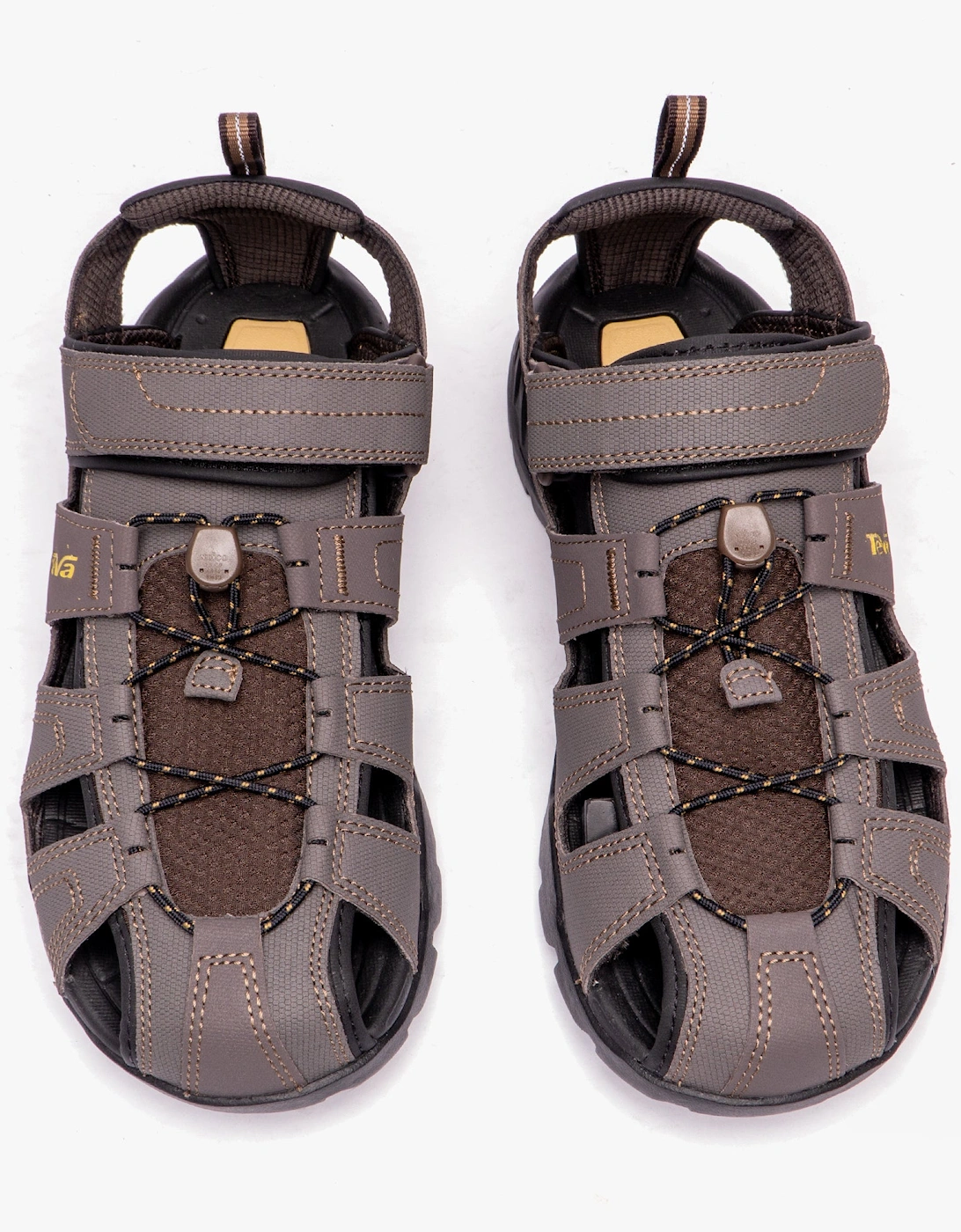 FOREBAY Mens Sandals Turkish Coffee