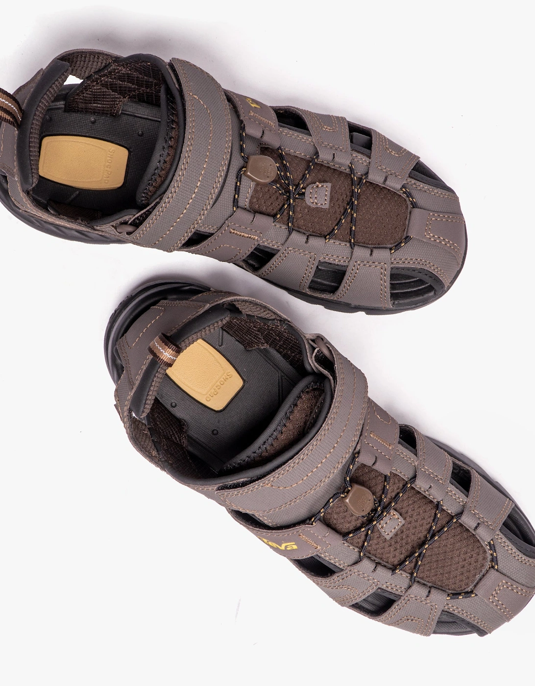 FOREBAY Mens Sandals Turkish Coffee