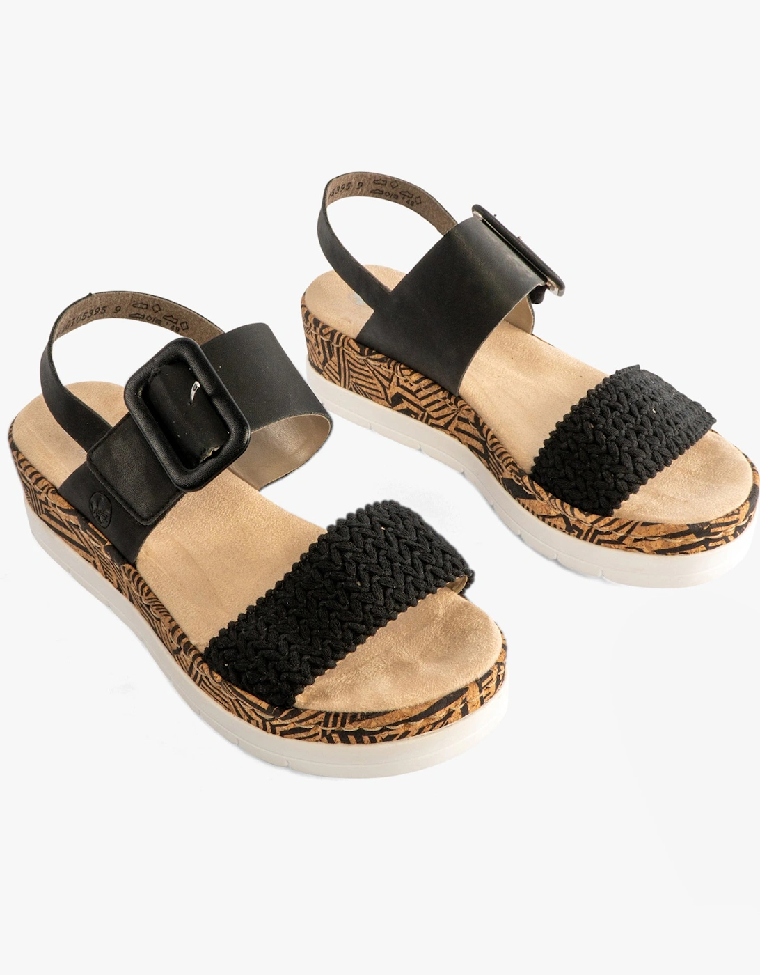 V3950-00 Womens Sandals Black