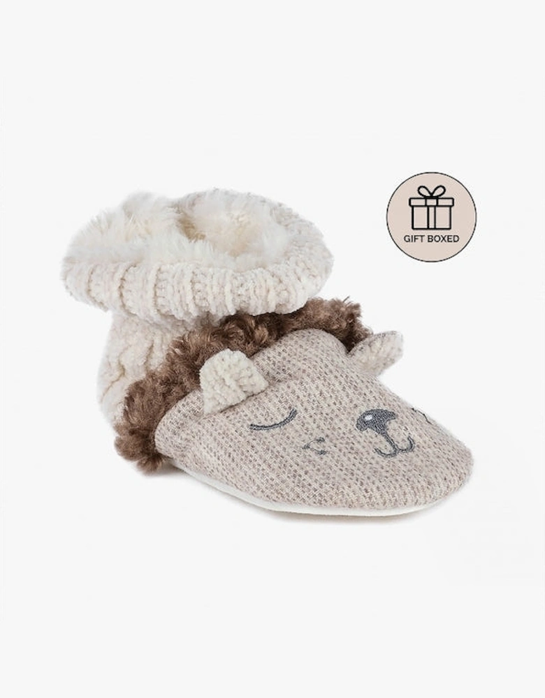 LION Kids Wool Blend Bootie Slippers Multi