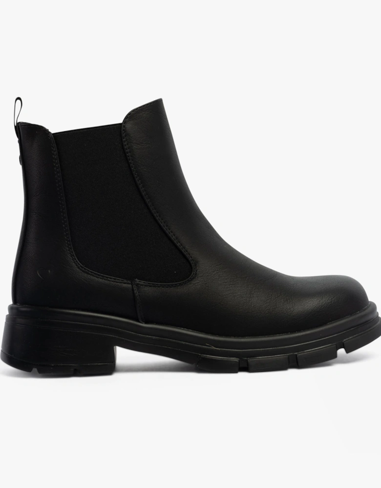 REMY Womens Chelsea Boots Black