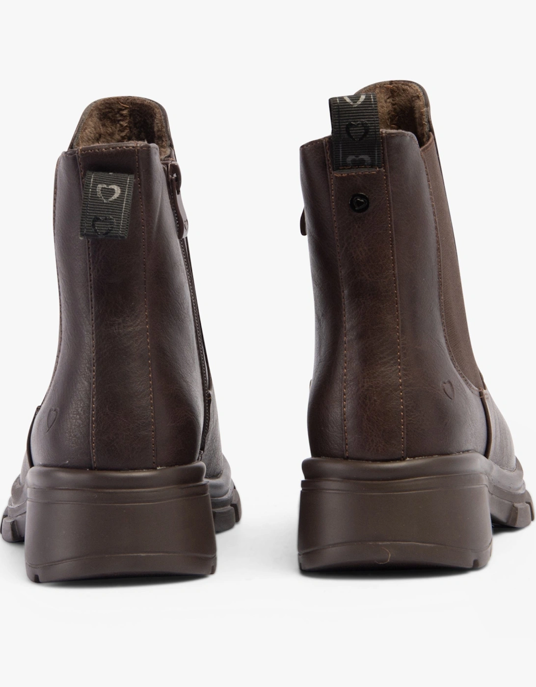 REMY Womens Chelsea Boots Chocolate