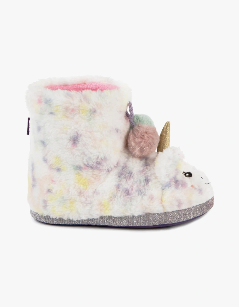 Toasties MULTI FAUX FUR BOOT Slippers Kids Multi