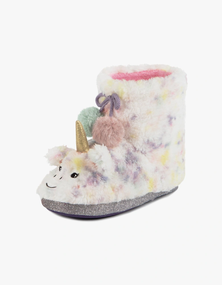 Toasties MULTI FAUX FUR BOOT Slippers Kids Multi