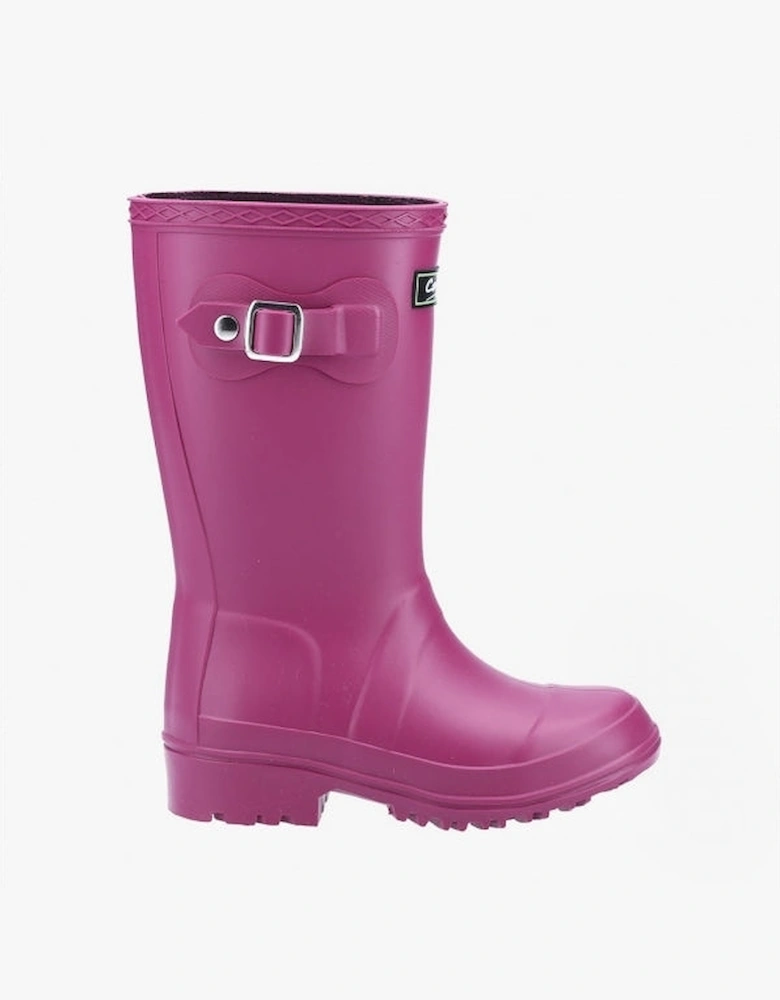 BUCKINGHAM Girls PVC Wellington Boots Pink