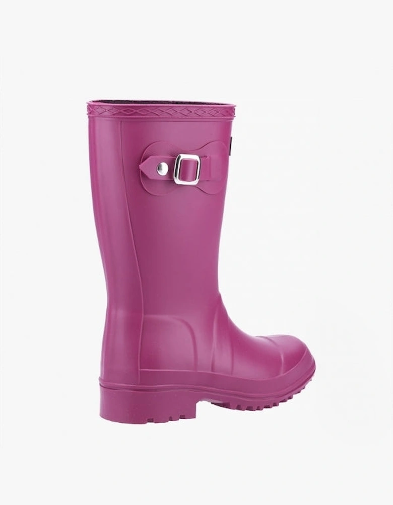 BUCKINGHAM Girls PVC Wellington Boots Pink