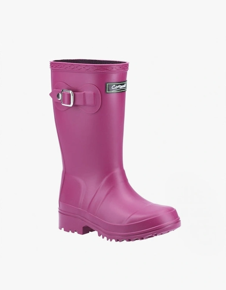 BUCKINGHAM Girls PVC Wellington Boots Pink