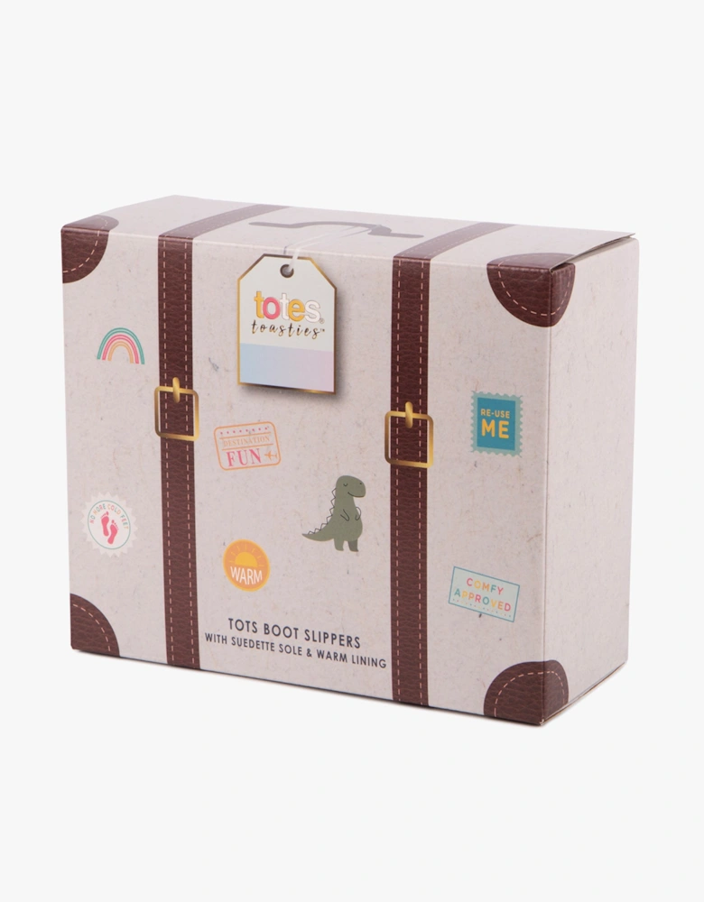 Toasties MULTI FAUX FUR BOOT Slippers Kids Multi