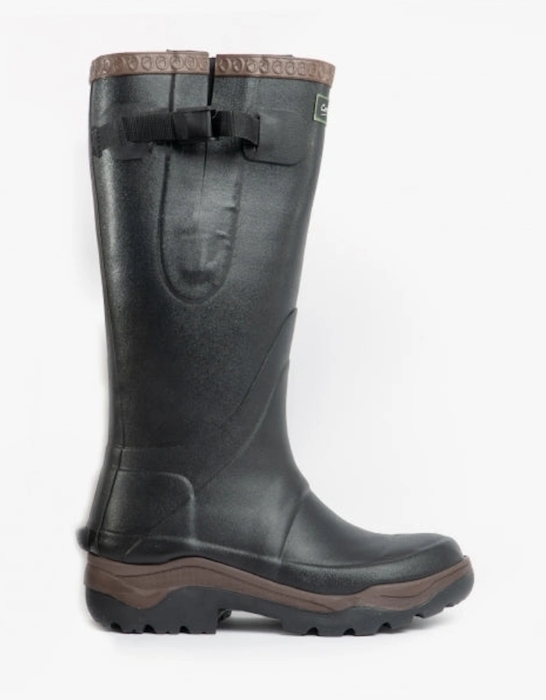 COMPASS Unisex Rubber Wellington Boots Black