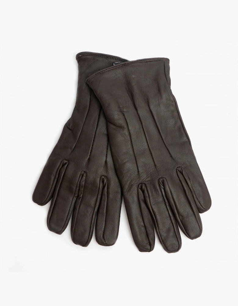 MONTANA Mens Leather Gloves Dark Earth